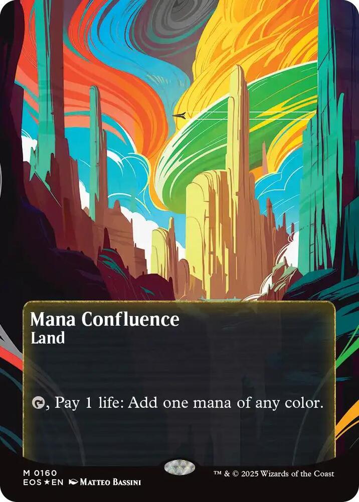 Mana Confluence (0160) (Borderless) (Galaxy Foil) - Edge of