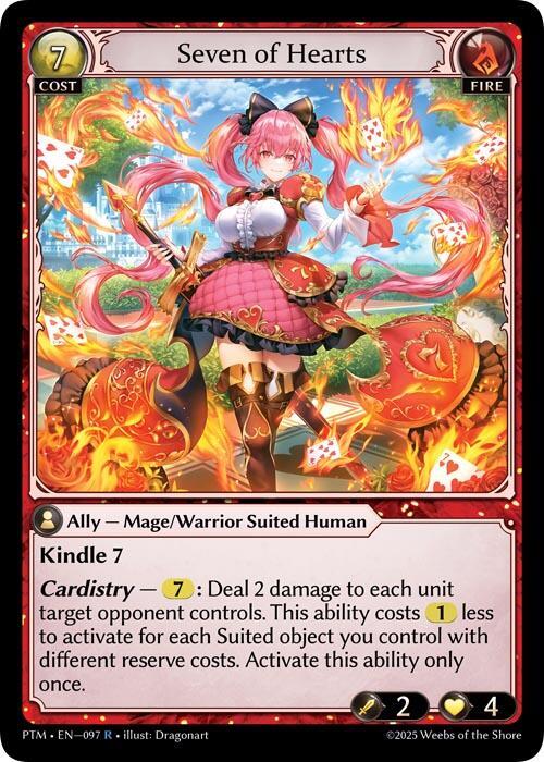 Seven of Hearts - Phantom Monarchs - Grand Archive TCG - TCGplayer.com