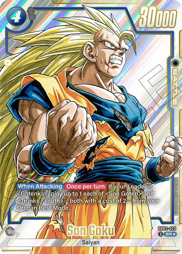 Son Goku - SB02-023 (Alternate Art) - Manga Booster 02 - Dragon
