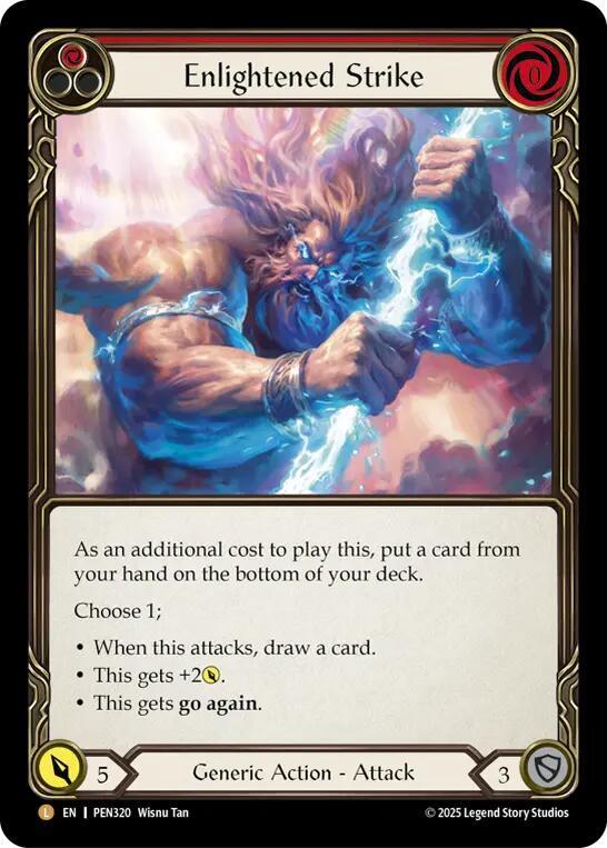 Enlightened Strike - Compendium of Rathe - Flesh and Blood TCG