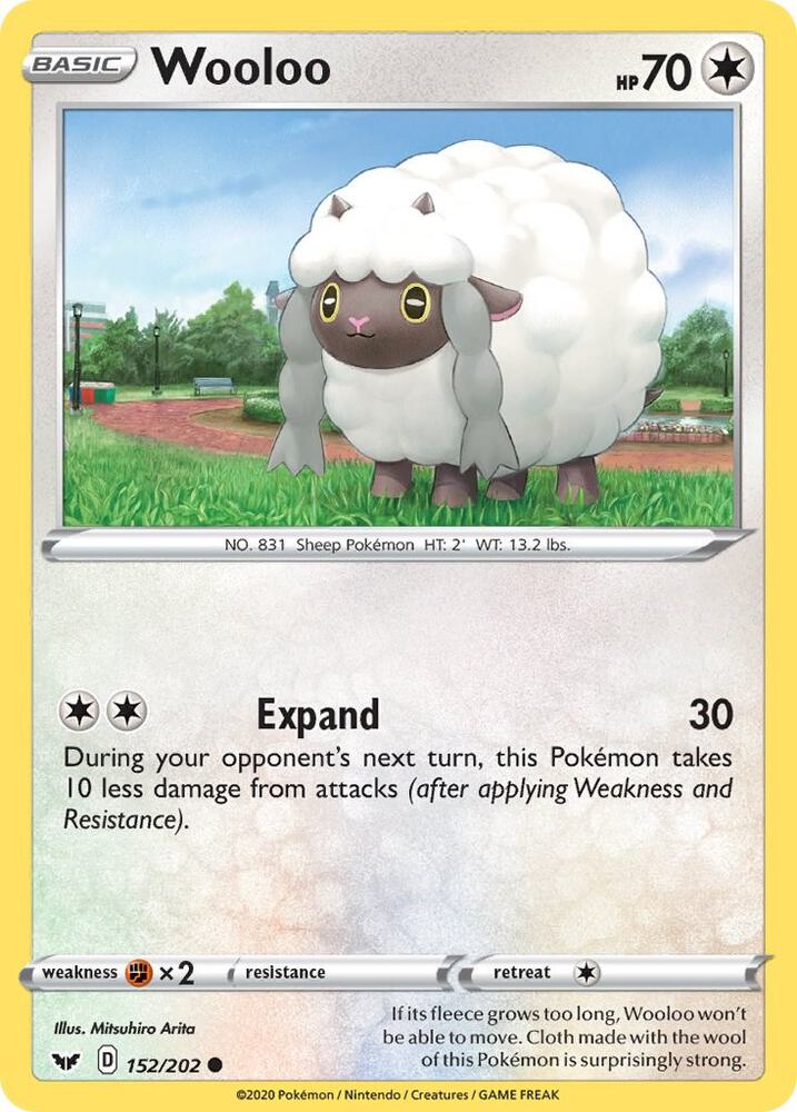 Wooloo (152) - SWSH01: Sword & Shield Base Set - Pokemon