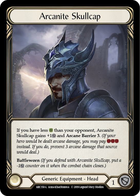 Arcanite Skullcap - Arcane Rising - Flesh and Blood TCG