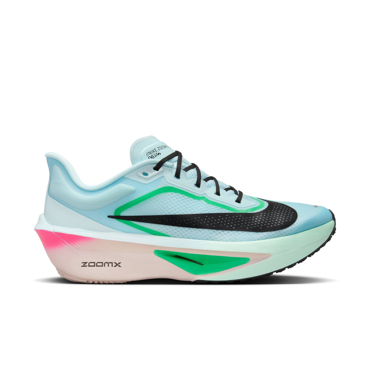 Men's Zoom Fly 6 (402 - Glacier Ice/Black-Hyper Pink-Green Shock