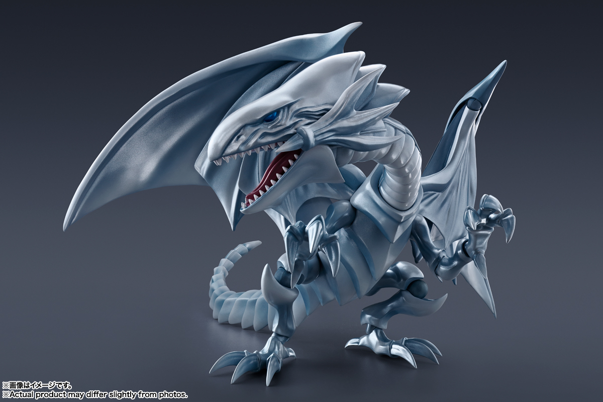 S.H.MonsterArts Blue-Eyed White Dragon TAMASHII WEB