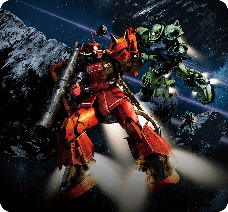 MS-06R-2 ジョニー・ライデン専用高機動型ザクⅡ MS開発秘録 | ROBOT魂