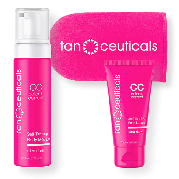 Mousse CC Self Tanning Kit, Ultra Dark – Tanceuticals