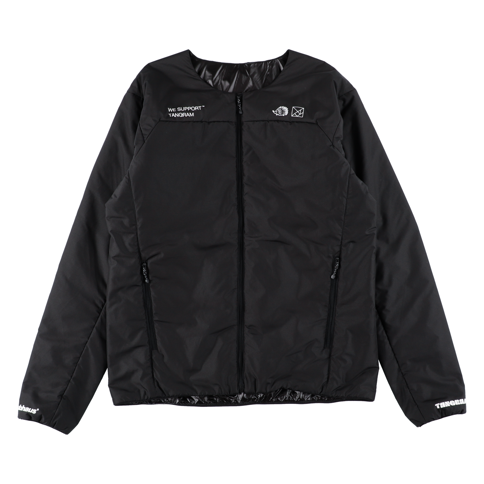 CLUBHAUS × TANGRAM INSULATED JACKET BLACK TGA-MB06