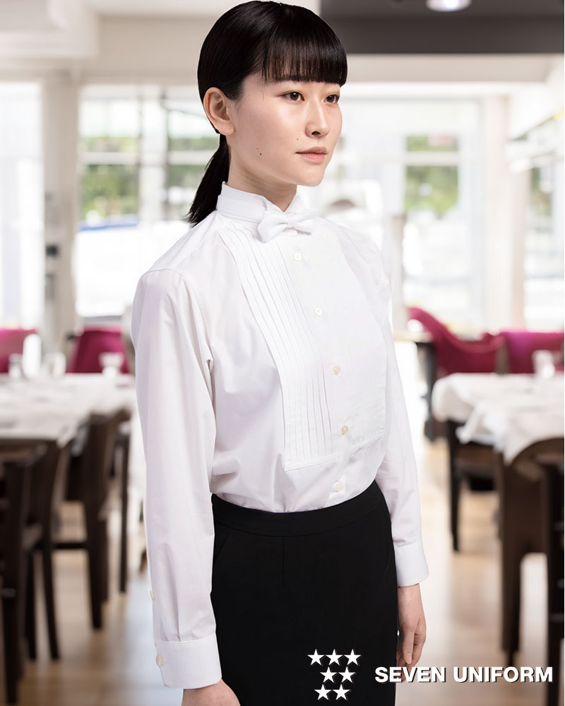 レディスウイングカラーシャツ／長袖セブンユニフォームCH1545の通販