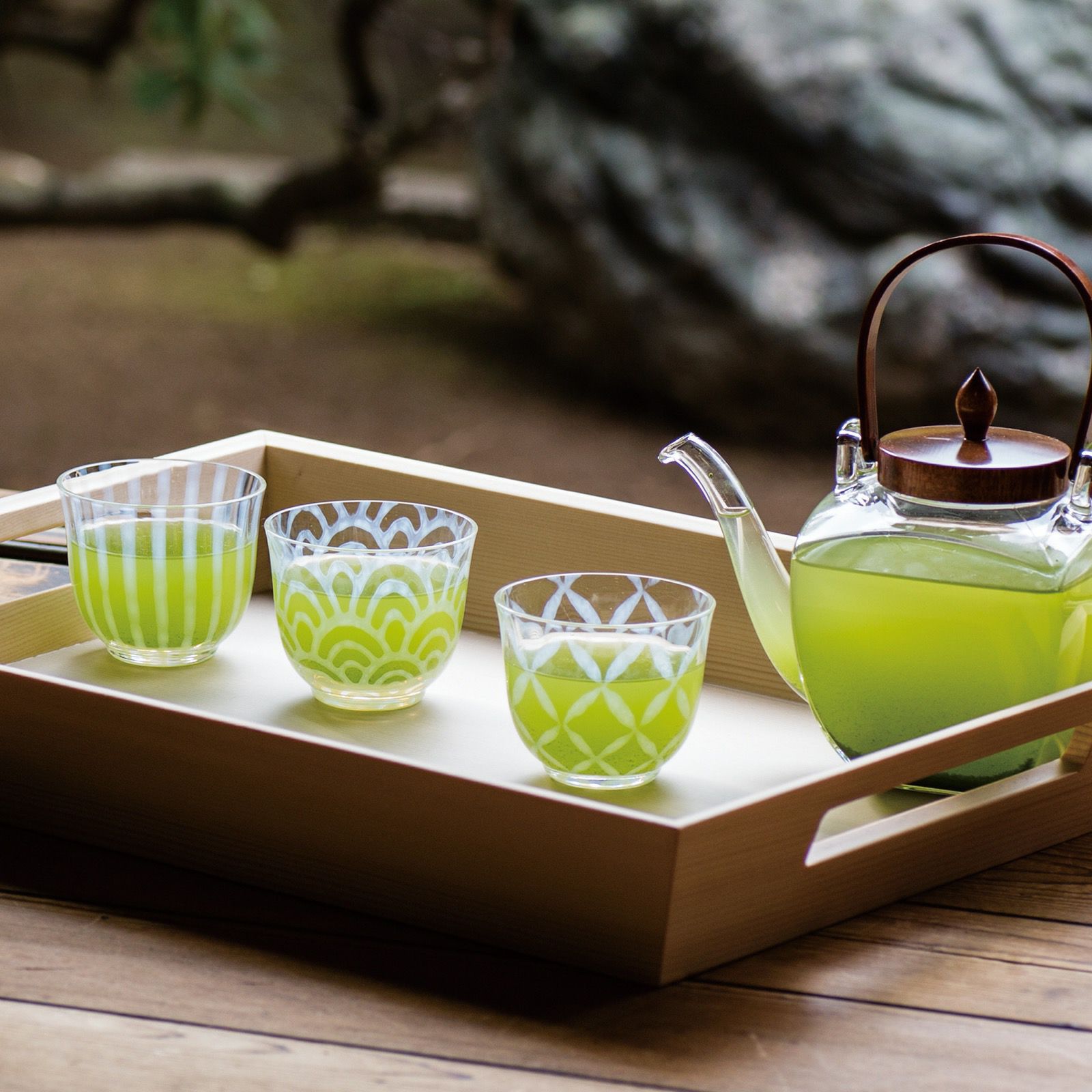 廣田硝子 【廣田硝子】大正浪漫 冷茶 五客揃〈5個〉 |皿や鉢など和食器