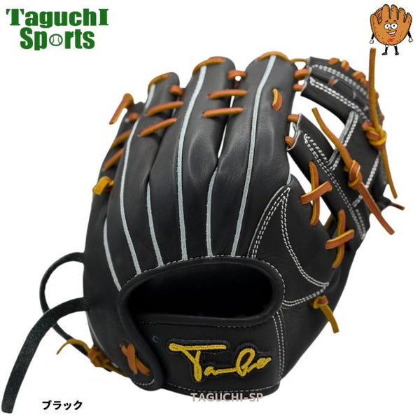 SUGA 硬式野球グローブ DE2 ブラック SUGGS 野球用グローブ 黒 レザー硬式