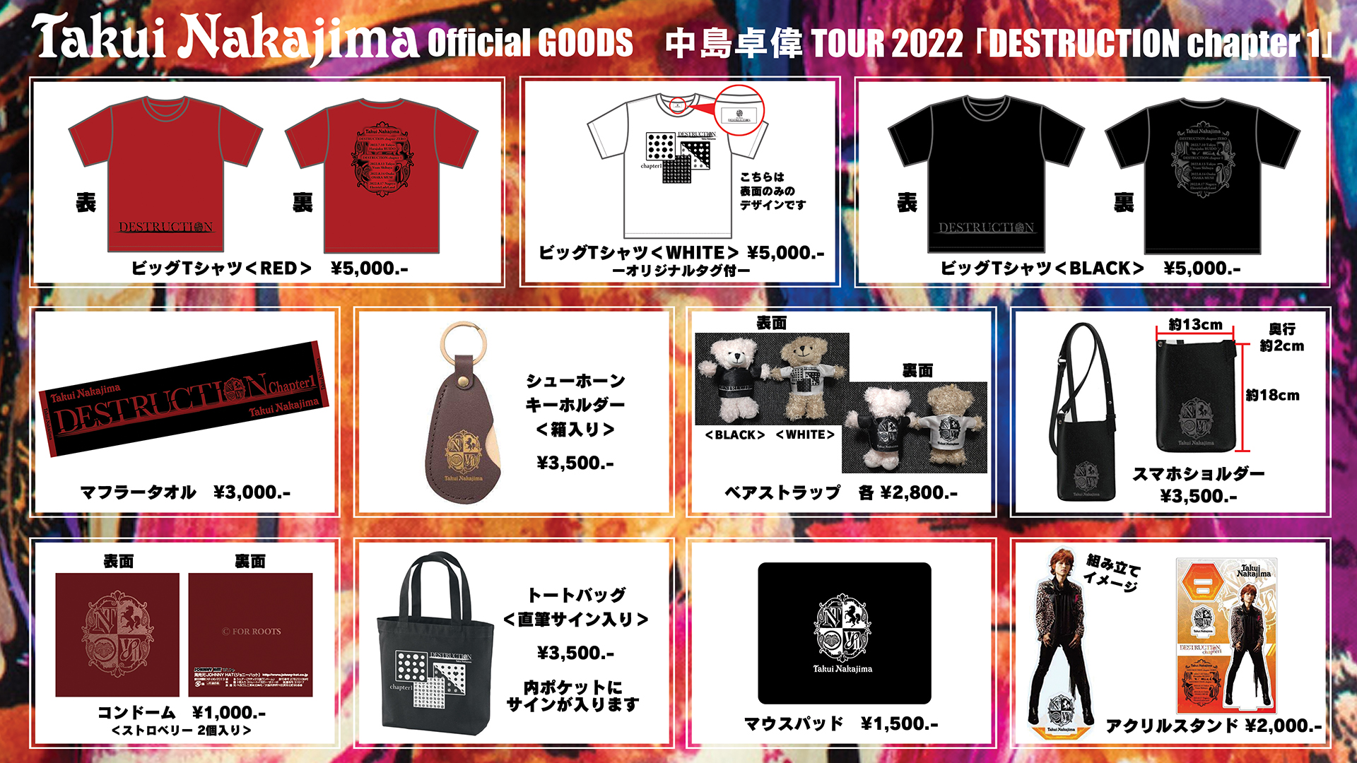 中島卓偉～共鳴新動～当選パネル 中島卓偉～共鳴新動～当選パネル