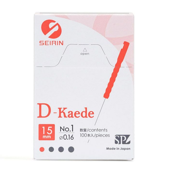 セイリン鍼 D-Kaede（旧：Dタイプ）（鍼長15㎜/100本入） | タカチホ