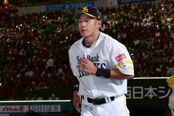 日本一の翌朝…柳田悠岐から届いたメッセージ 