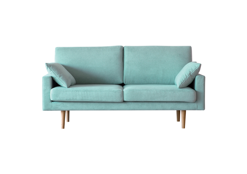 レオソファ 2.5人掛け LIGHT BLUE(W165×D85×H82cm)税込￥118,000