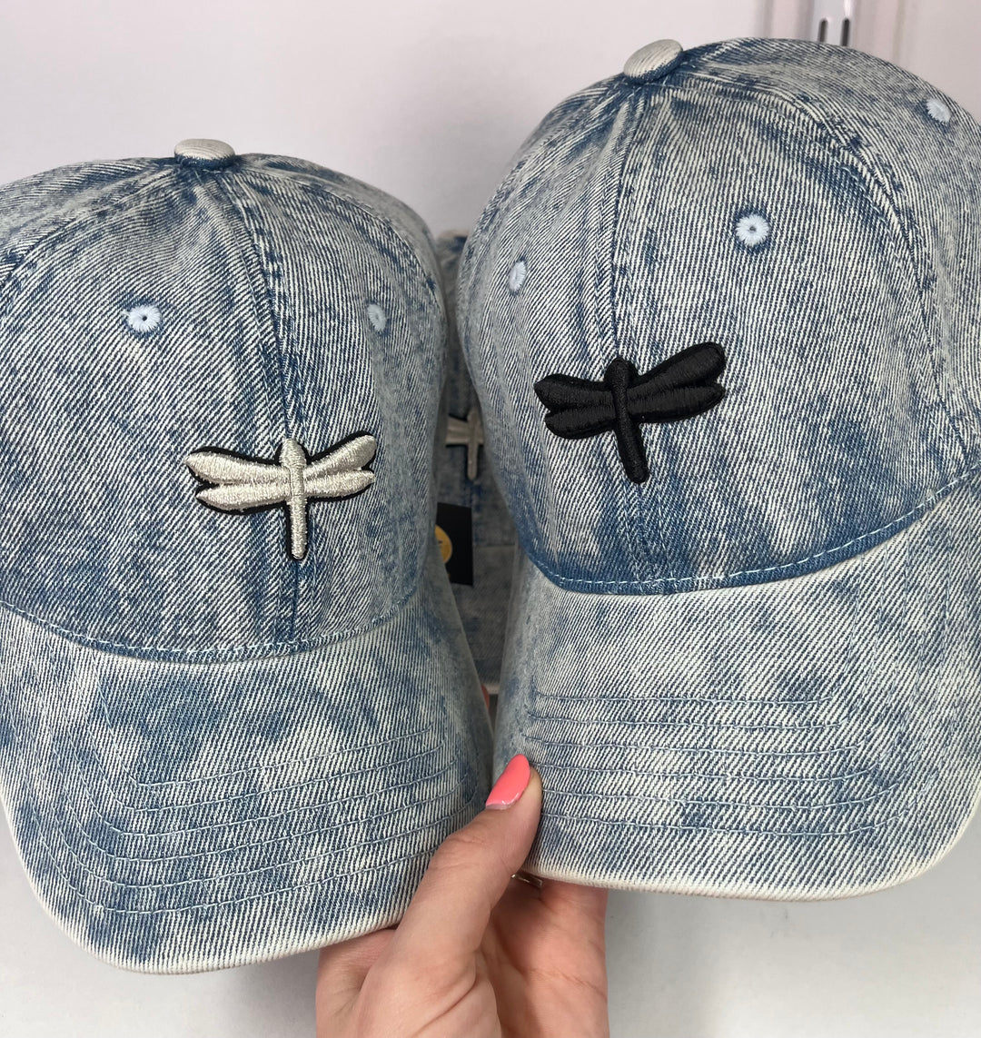 Embossed Denim Wash Cap – TAL NEW YORK