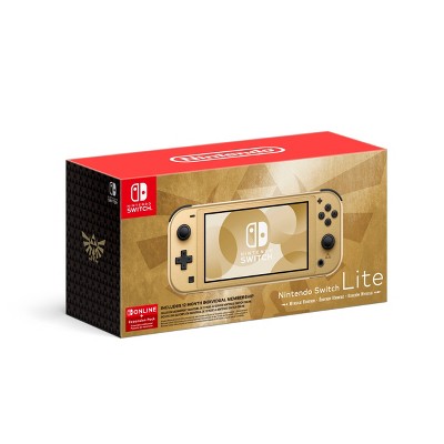 Nintendo Switch Lite Hyrule Edition with Bonus Nintendo Switch