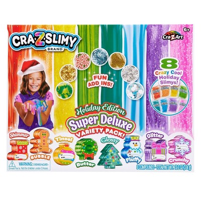 Cra-Z-Slimy Holiday Edition Super Deluxe Slimy Party Pack : Target