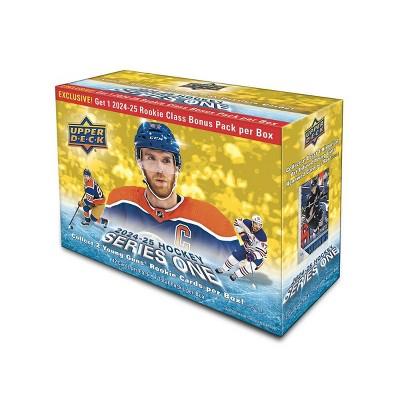Upper Deck NHL Series One Hockey Trading Card Mega Box 2024-25