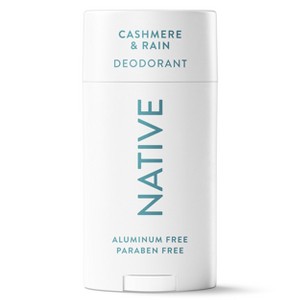 Native Men's Invisible Solid Deodorant - Cashmere & Rain - 2.65oz