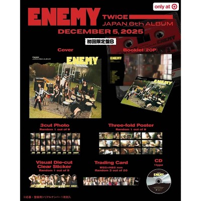TWICE ENEMY 通常盤 FCくじセット TWICE JAPAN 6th ALBUM ENEMY ALL