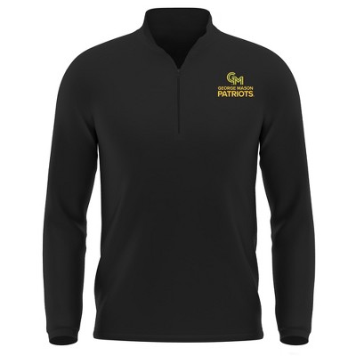 Men's George Mason University Active Sport 1/4 Zip Pullover Left