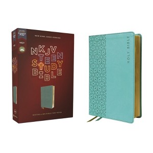 Nkjv, Teen Study Bible, Leathersoft, Teal, Comfort Print - by
