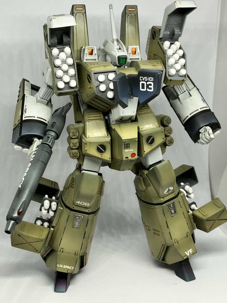 ハセガワ、アーマードバルキリーVF-1Aの制作後記です。カレー
