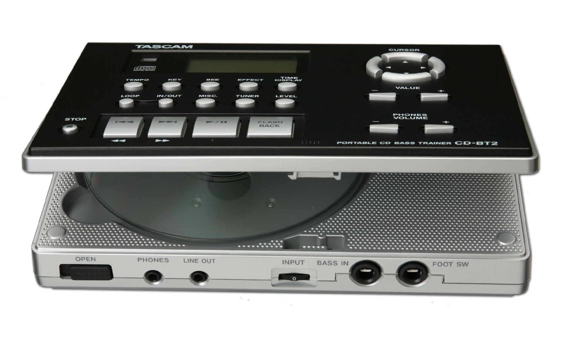 CD-BT2 | Portable Bass CD Trainer | TASCAM - United States