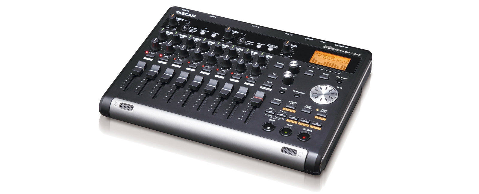 DP-03SD | フェーダー搭載8トラック SD/SDHC MTR | TASCAM (日本)
