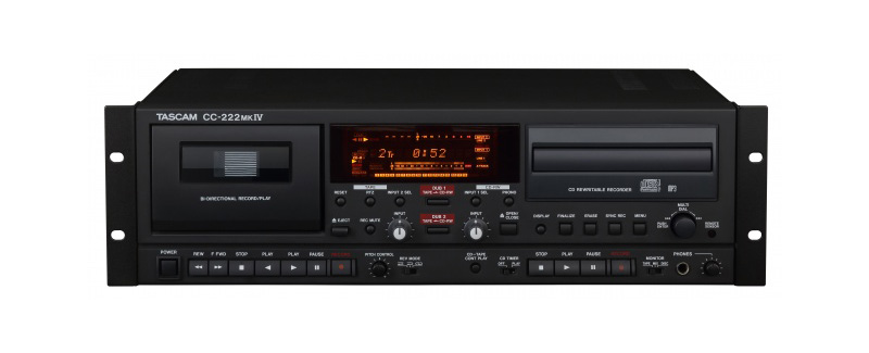 CC-222MKIV | CDレコーダー/カセットデッキ | TASCAM (日本)
