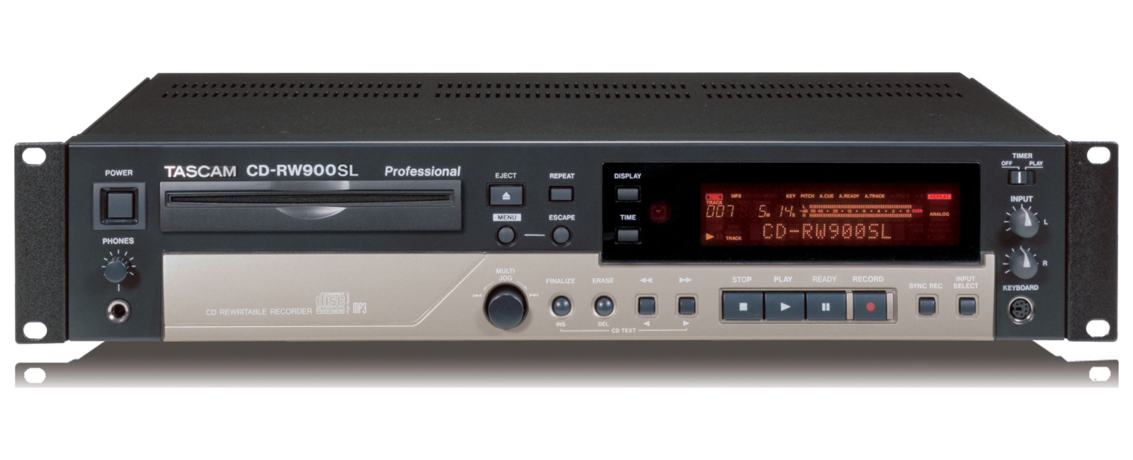 CD-RW900SL | 業務用CDレコーダー | TASCAM (日本)