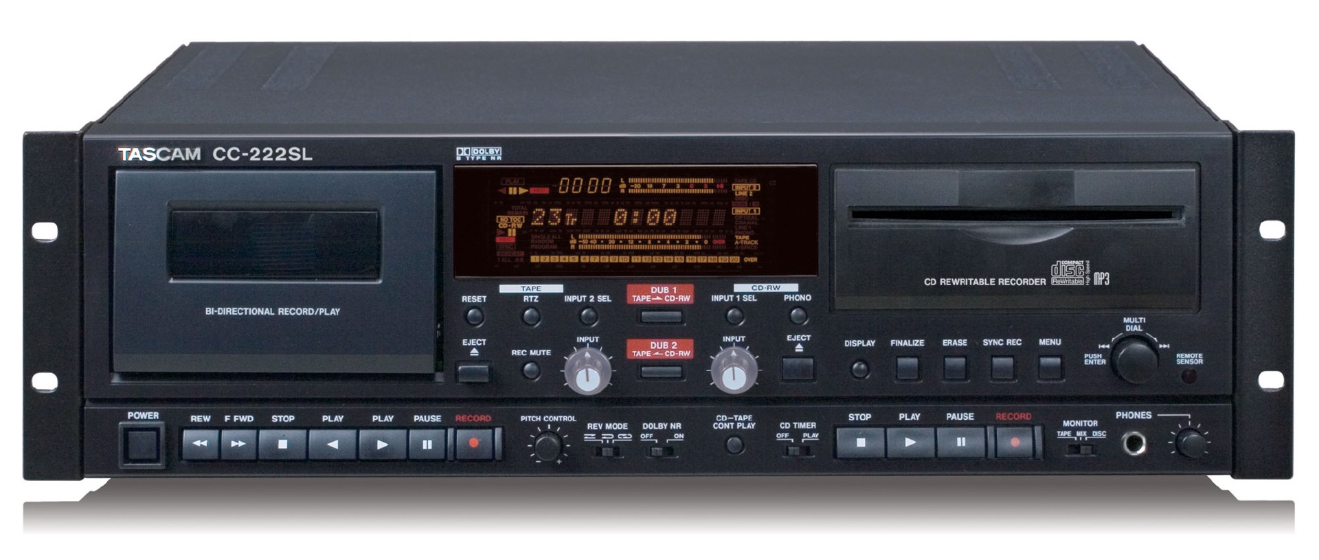 CC-222SL | 業務用CDレコーダー/カセットデッキ | TASCAM (日本)