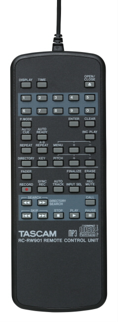 CD-RW901MKII | CDレコーダー/プレーヤー | TASCAM (日本)