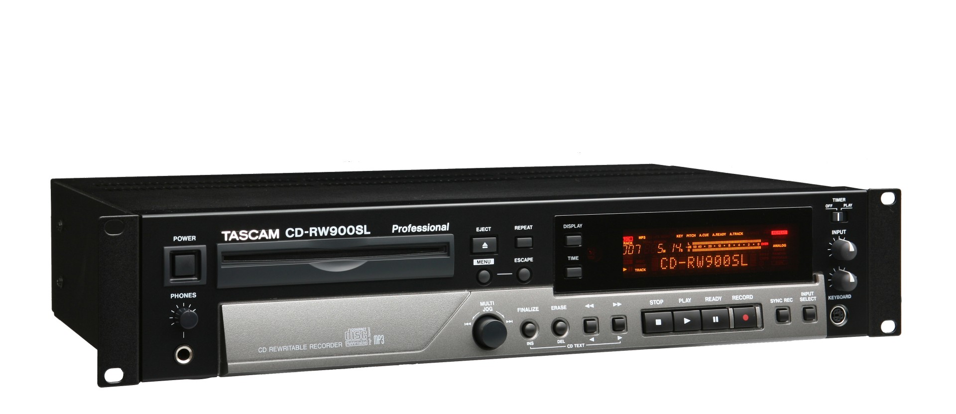 CD-RW900SL | Slot Loading CD Recorder | TASCAM - International