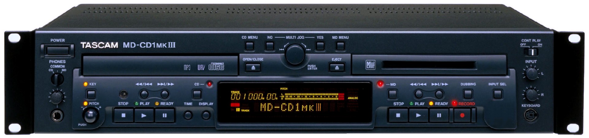 MD-CD1MKIII | CDプレーヤー/MDレコーダー | TASCAM (日本)