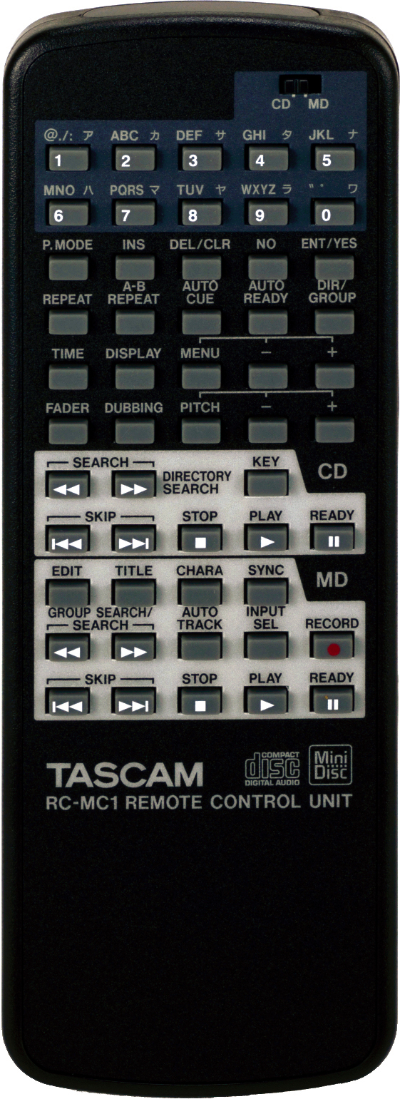MD-CD1MKII | CDプレーヤー/MDレコーダー | TASCAM (日本)