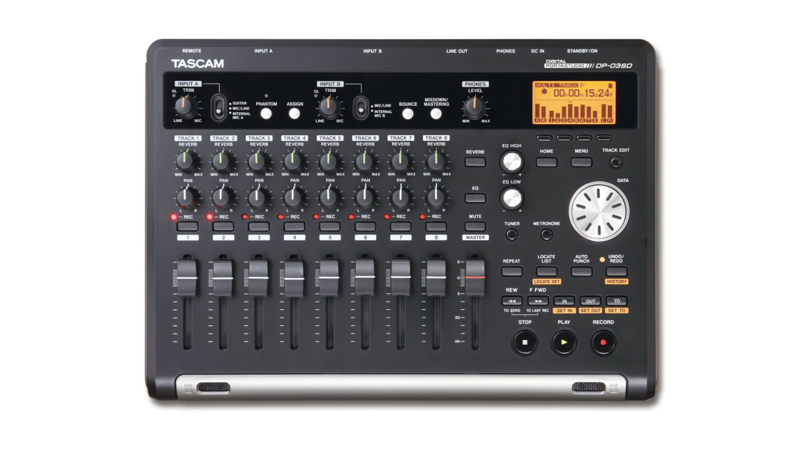 DP-03SD | フェーダー搭載8トラック SD/SDHC MTR | TASCAM (日本)