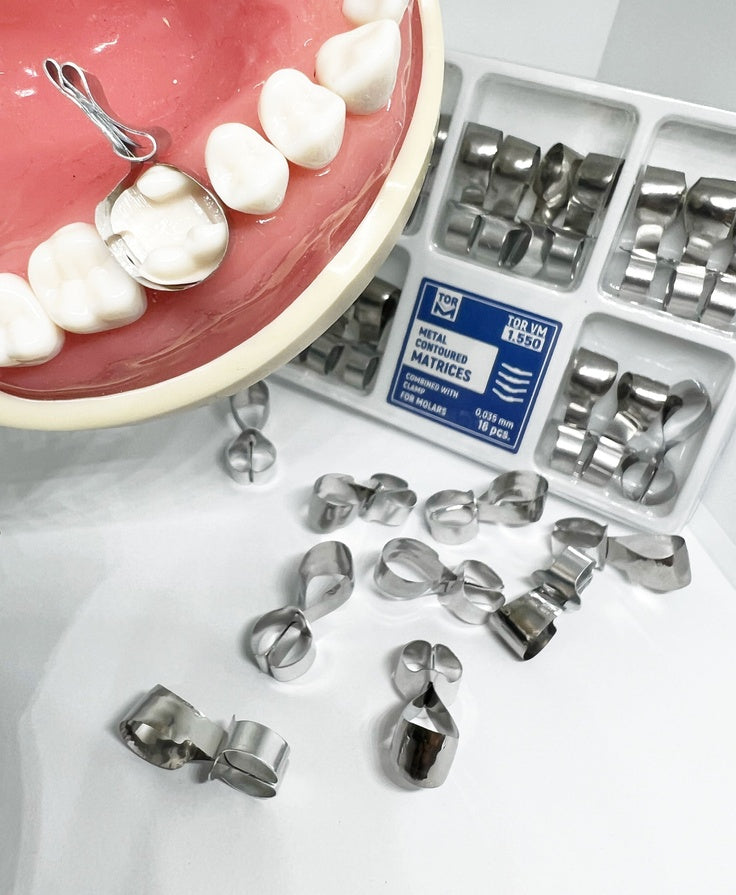 Deciduous Transparent Crowns 64pcs