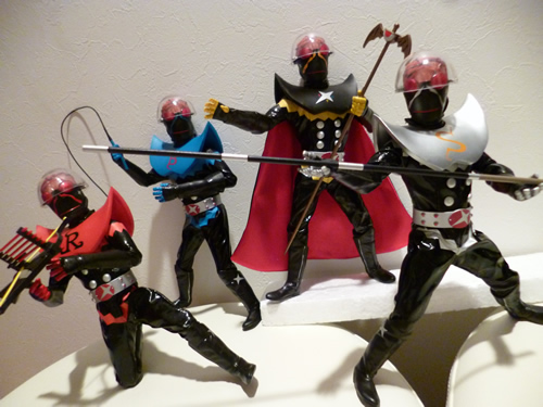 人造人間キカイダー ハカイダー四人衆 - フィギュアコレクション紹介