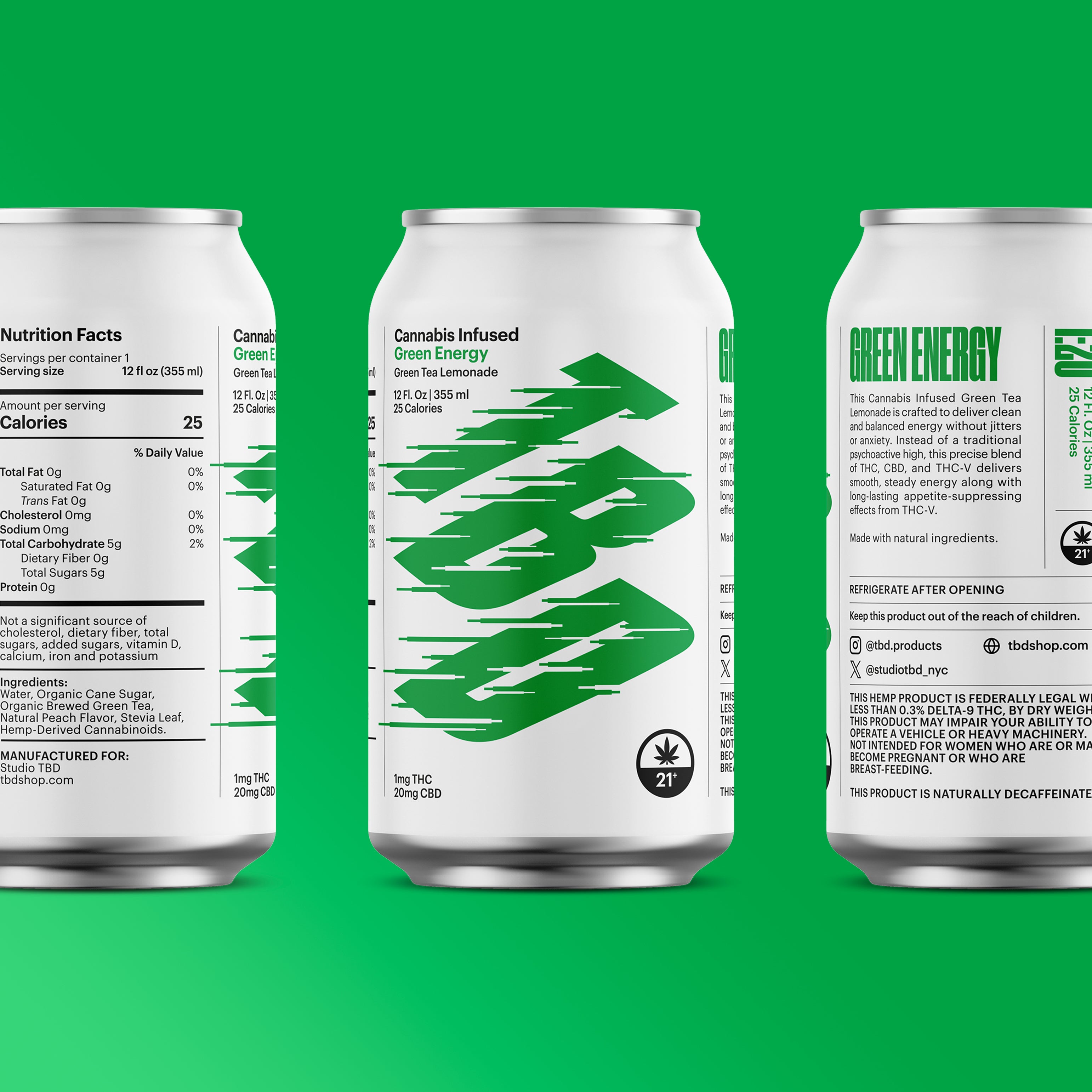 THC Infused Green Energy 1:20