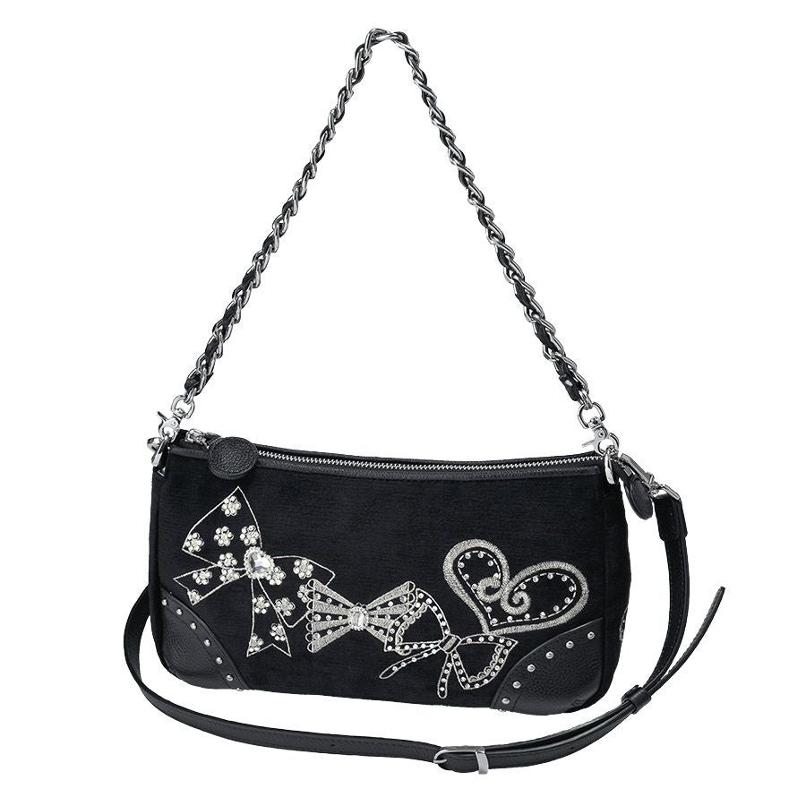 リボンズ 2ウェイショルダーバッグ（グレーデニム） / Think Bee