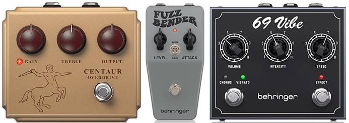 ドイツのエフェクターブランド「Behringer」からケンタウルス、トーン