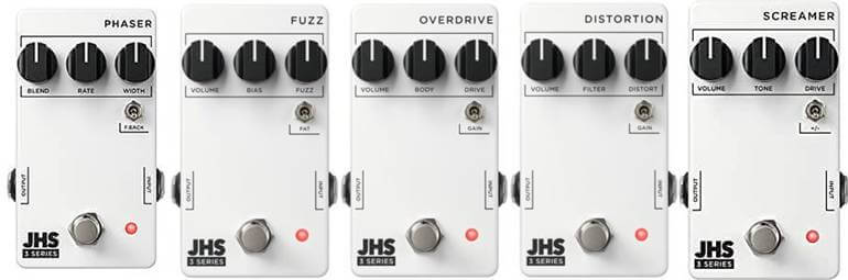 JHS Pedalsから3ノブのシンプル操作とコスパに優れた3 Seriesが発売