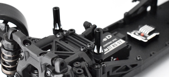 新製品】RDX用 アルミ製 フロントボディポスト 新登場！ / New Alu