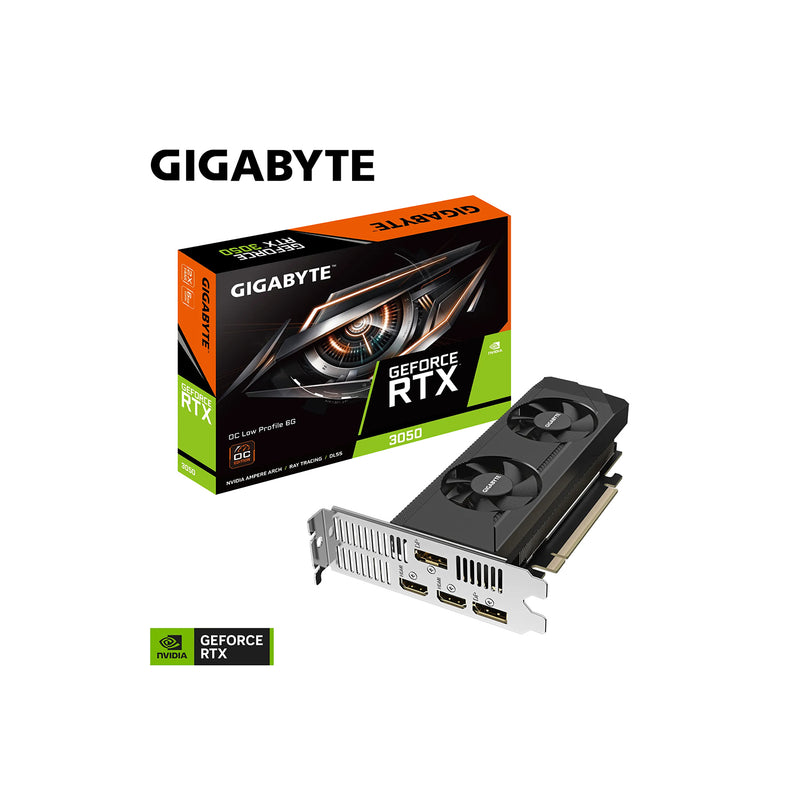 GIGABYTE GeForce RTX 3050 OC | Low Profile 6G Graphics