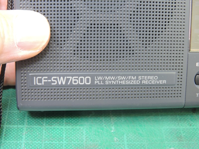 ソニーラジオ PLLシンセサイザーレシーバーICF-SW7600GR BCL ソニー