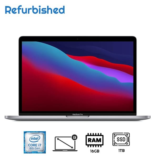 Apple MacBook Pro 2019 Core i7, 13-inch(2560 x 1600), 16GB Ram