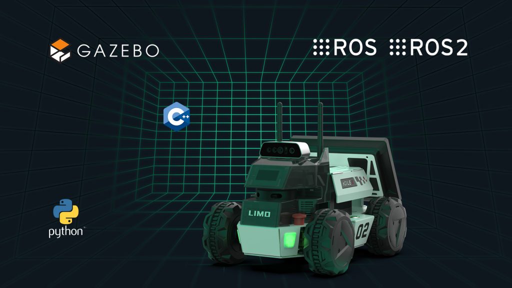AgileX Robotics LIMO ROS2 車両タイプ可変型 無人走行教育用ロボット