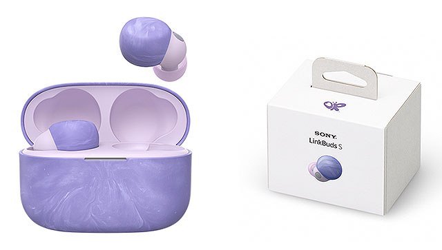 バイオレット色のマーブル柄を採用！2つのカスタムイコライザーを搭載