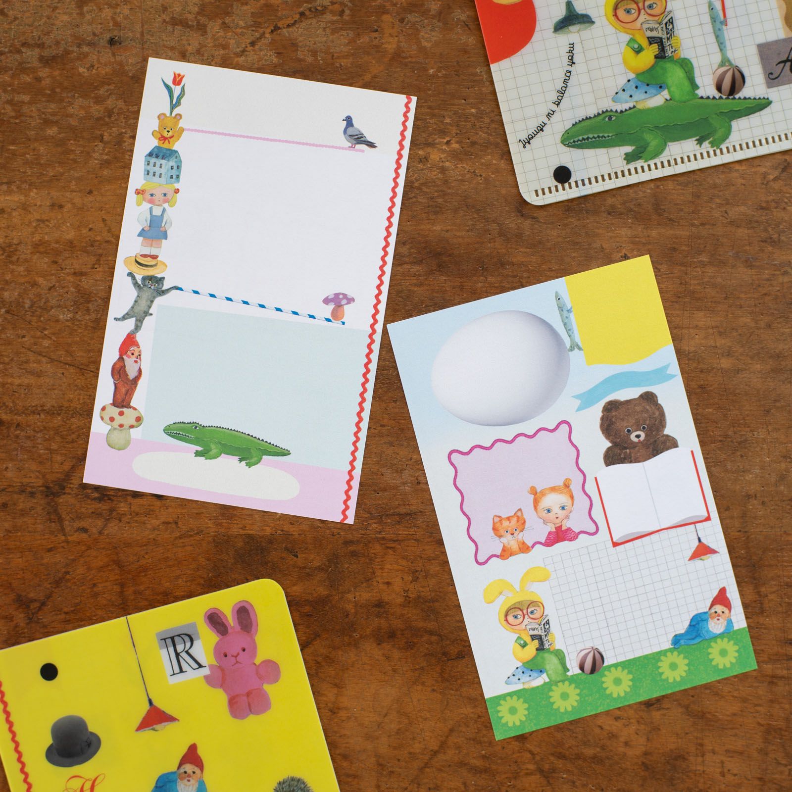 手紙社｜marini＊monteany・ロールふせんましかく「wakuwaku」 | 月刊